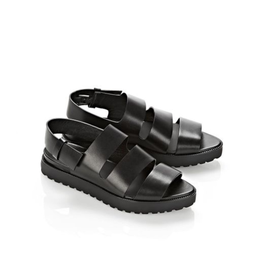 Alexander Wang Black Leather Sandals